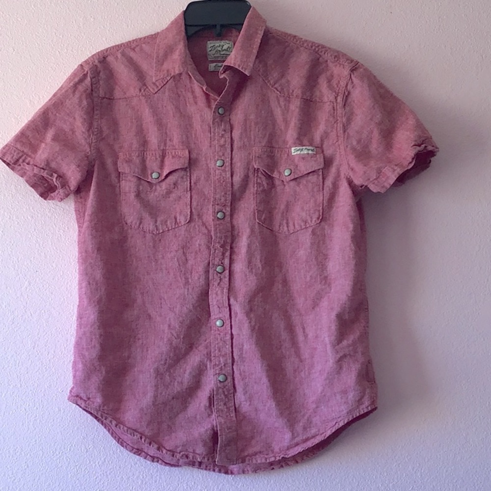 Lucky brand button down top size large